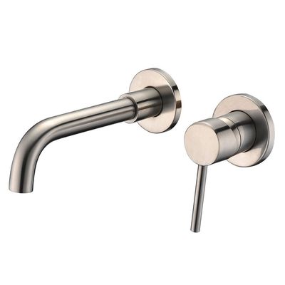 OEM ODM Brushed Nickel Concealed Faucet Wall Mount Bathroom Faucet Faucet