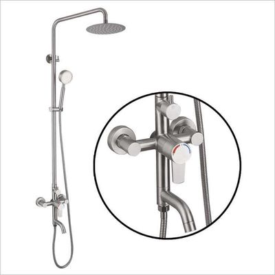 ไม่มีสนิมแปรงผนังห้องอาบน้ำฝักบัว Faucets สีที่กำหนดเอง