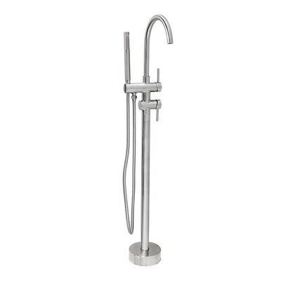 ต้านทานการเกิดออกซิเดชันห้องน้ำฝักบัว Faucets Brushed Stainless Steel Bath Faucets