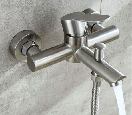 ทนน้ำมันสแตนเลสอ่างล้างจาน Faucet ทนต่ออุณหภูมิสูง