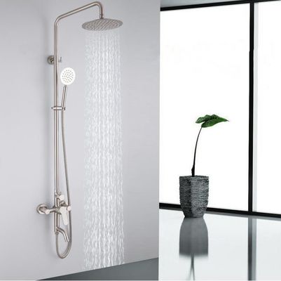 304 Stainless Steel Brushed Bathroom Shower Faucets ตั้งโลโก้ที่กำหนดเอง