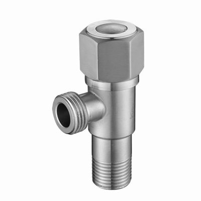 Surface Brushed Anti Oxidation Bathroom Angle Valve ติดตั้งง่าย